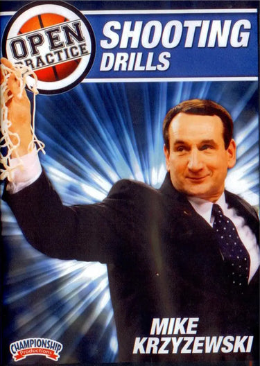 Mike Krzyzewski Open Practice: Shooting Drills by Mike Krzyzewski Instructional Basketball Coaching Video